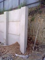 Retaining wall, Tesco Vysoké Mýto
